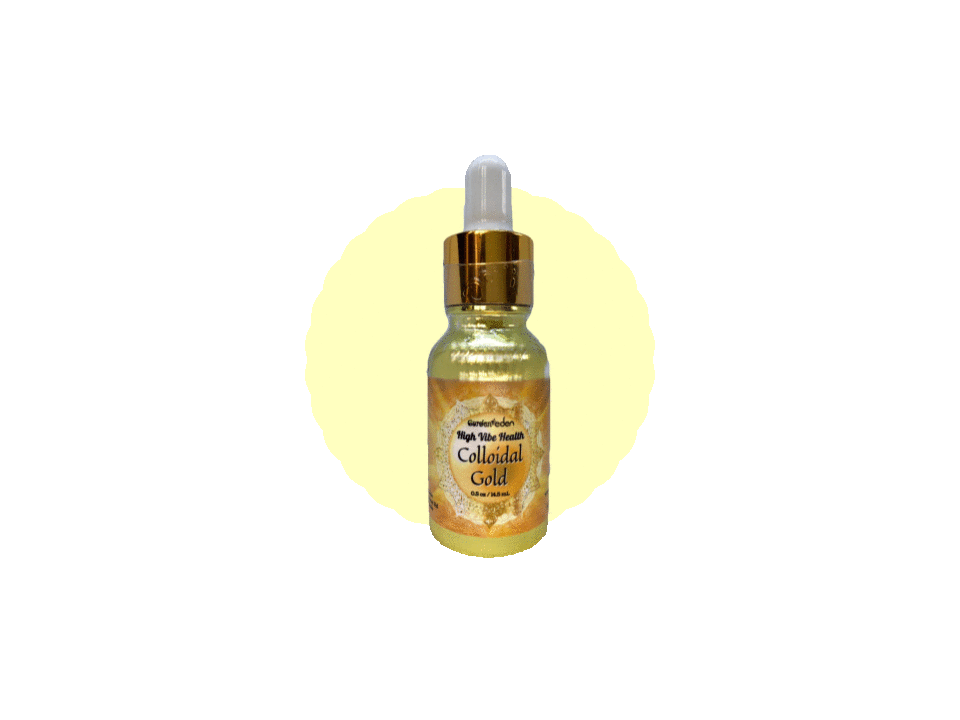 High Vibe Health Colloidal Gold from The Garden of Eden gif