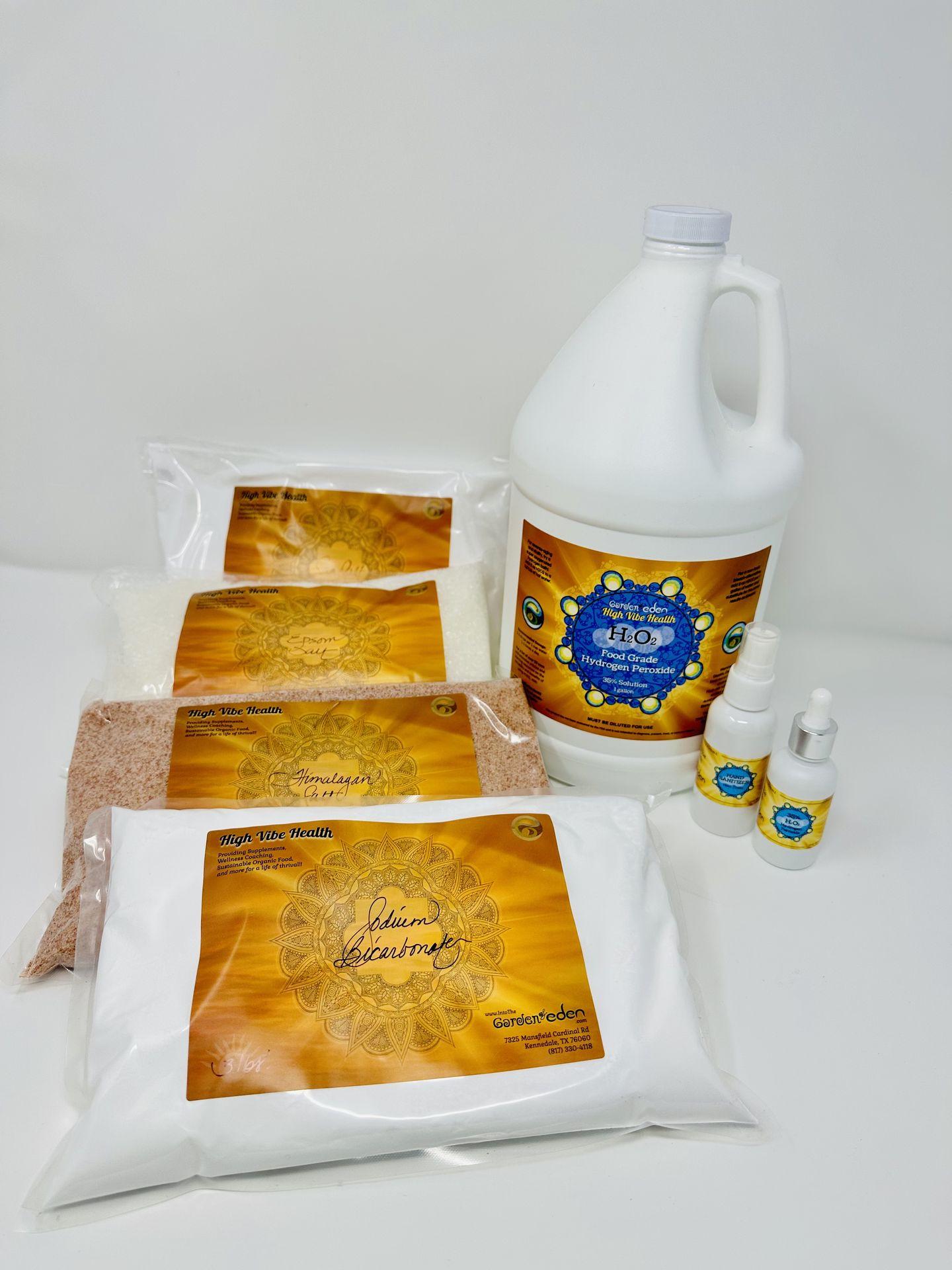 We offer a package deal in our Super Detox Bath kit, which contains a variety of products to add to a hot bath and draw toxins out of the body.