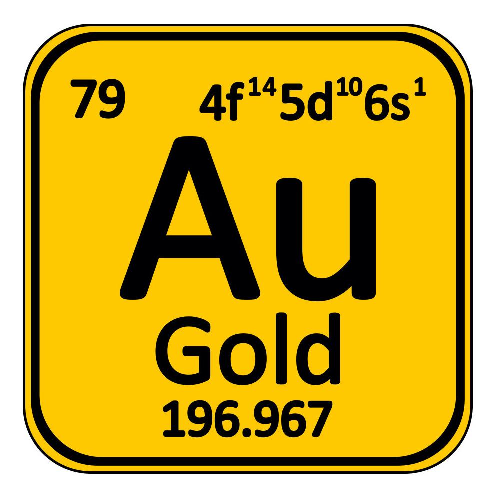 Gold, 79th element on the periodic table