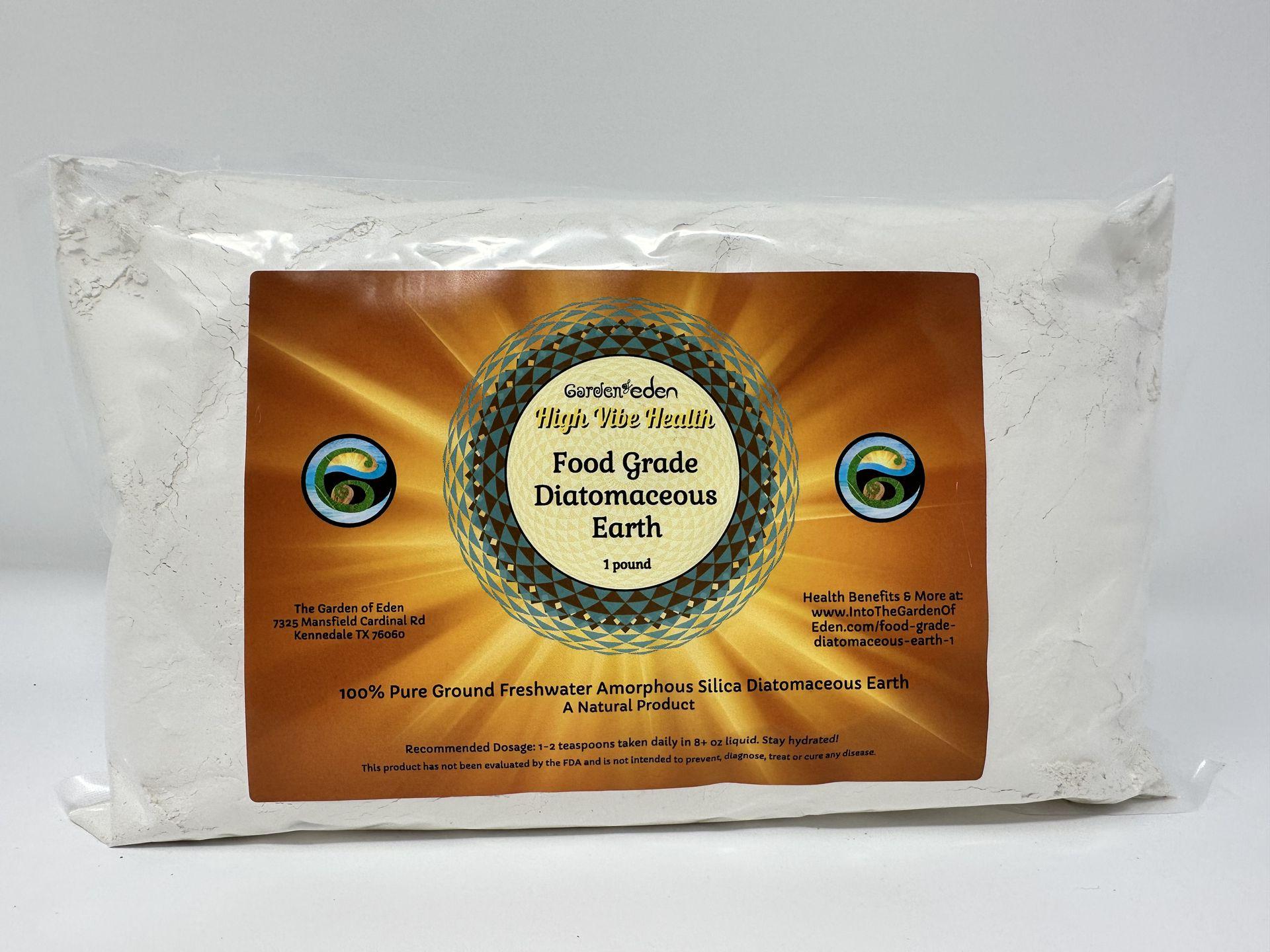 High Vibe Health Food Grade Diatomaceous Earth from The Garden of Eden