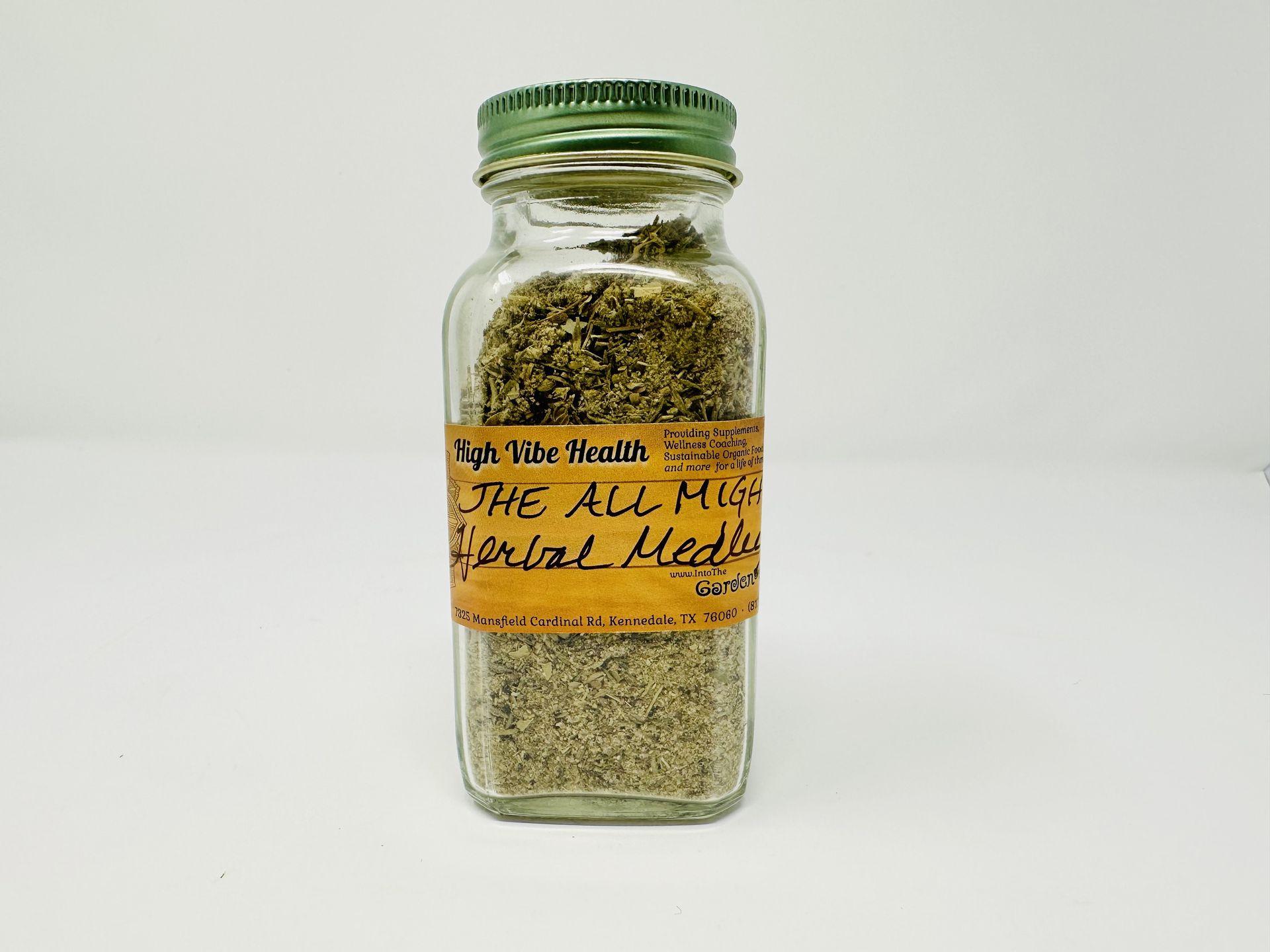 High Vibe Health The ALL Mighty Herbal Blend from The Garden of Eden