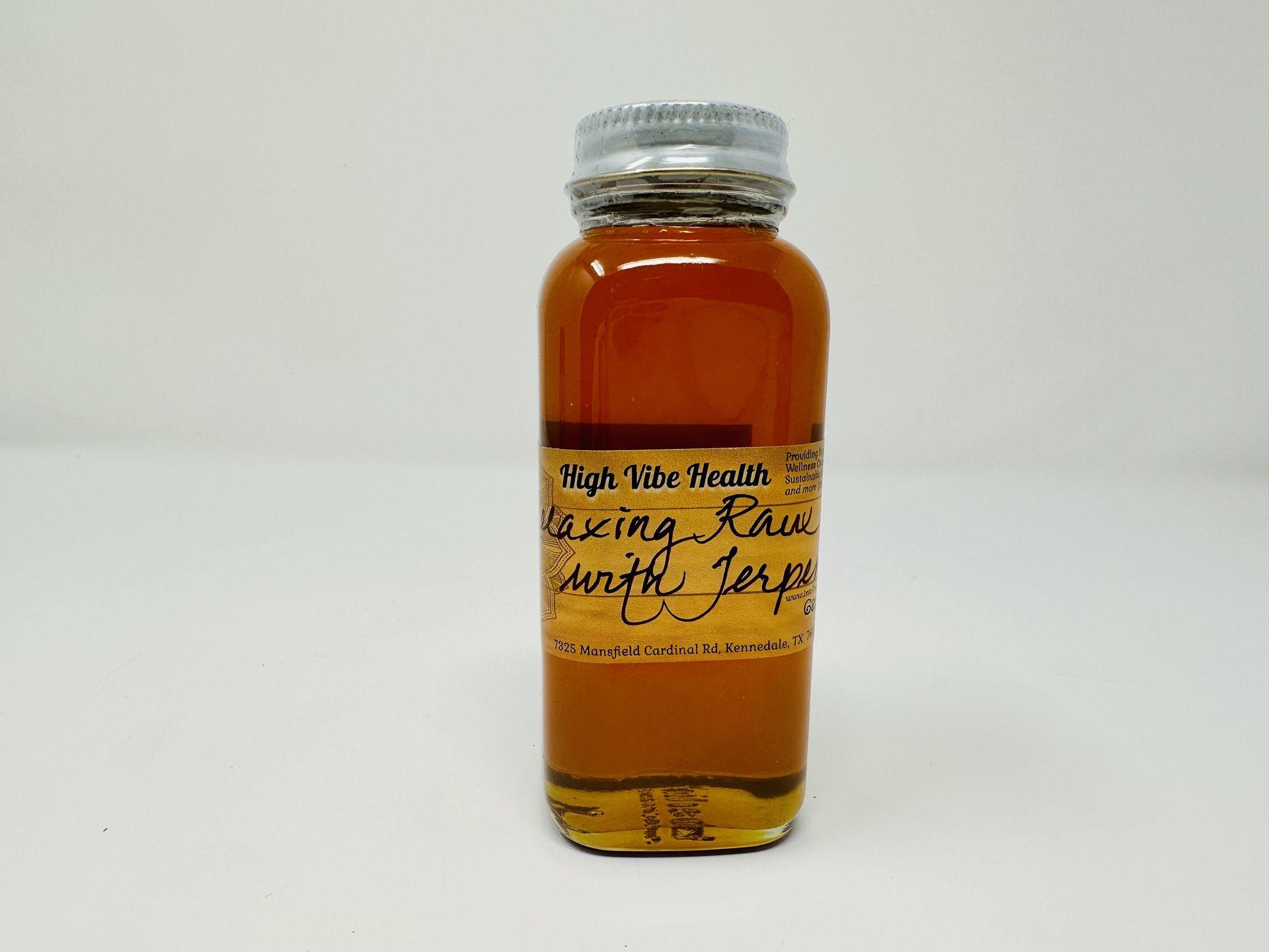 High Vibe Health Raw Honey with Terpenes from The Garden of Eden