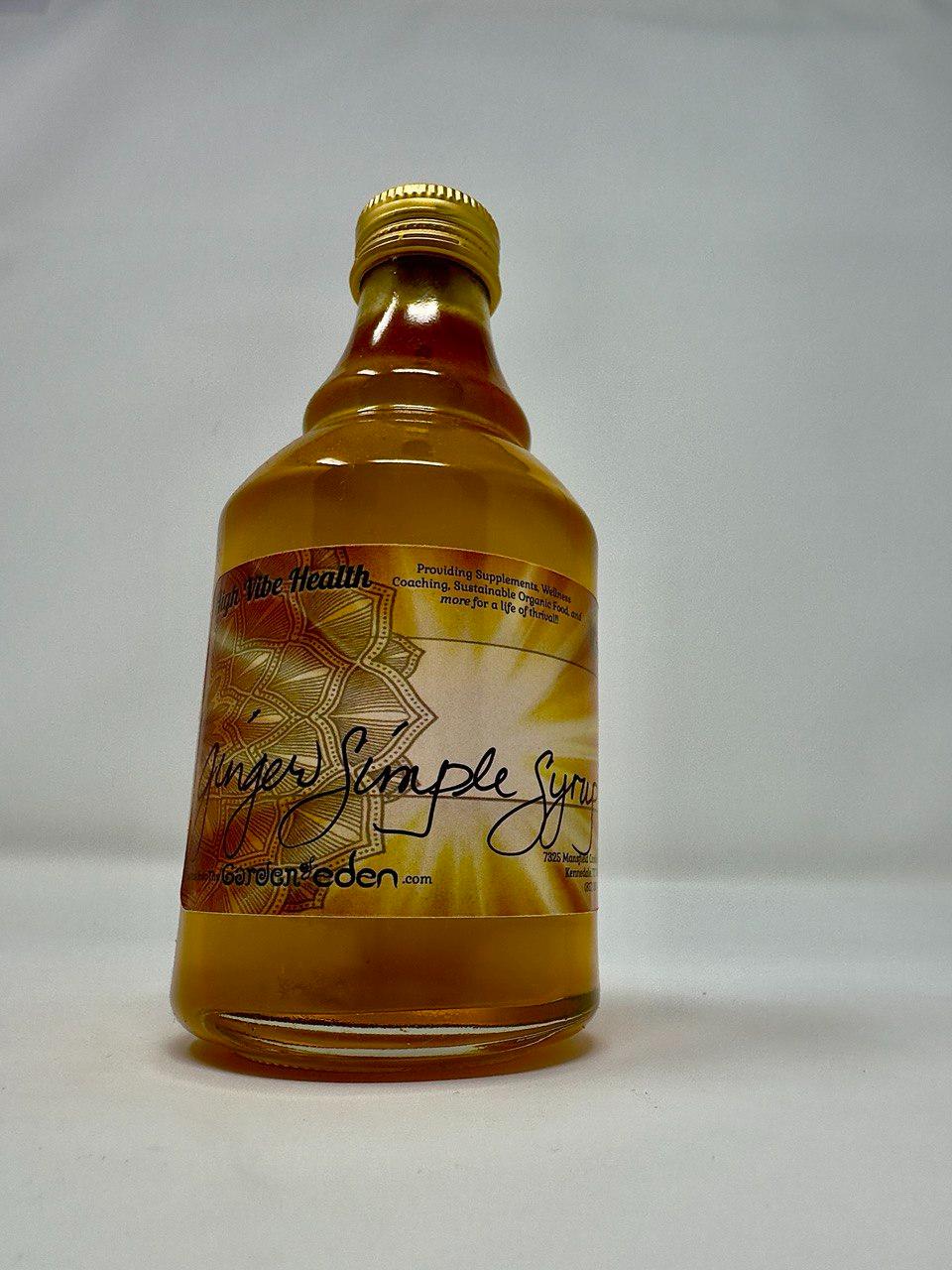 The Garden of Eden Ginger Simple Syrup