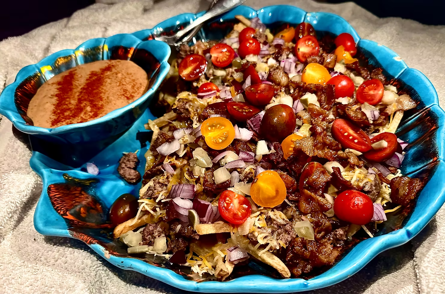 Bacon Cheeseburger Fries