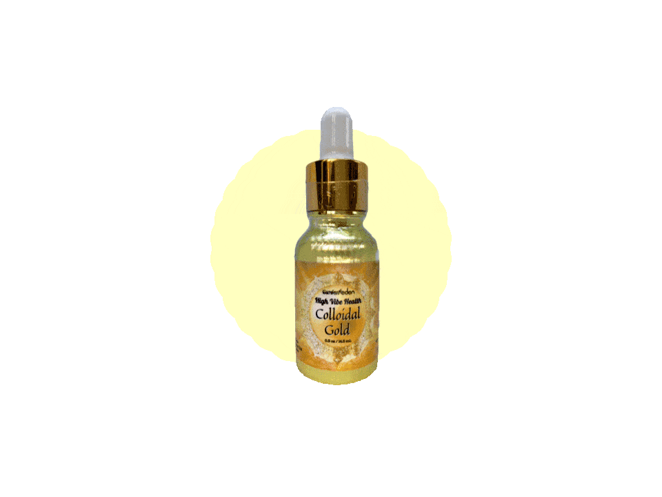 Colloidal Gold gif High Vibe Health from The Garden of Eden