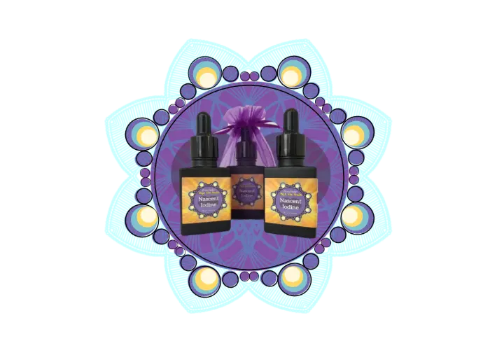 High Vibe Health from The Garden of Eden Nascent Iodine from The Garden of Eden mandala