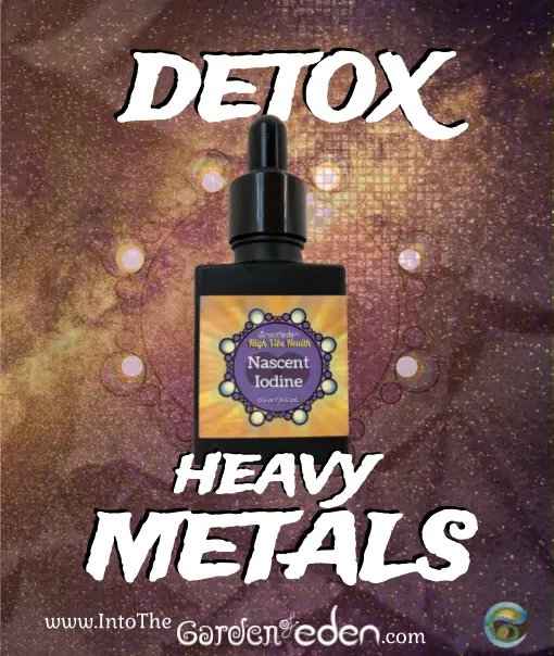 Nascent Iodine detox heavy metals High Vibe Health from The Garden of Eden