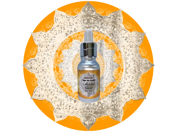 High Vibe Health from The Garden of Eden Colloidal Silver mandala