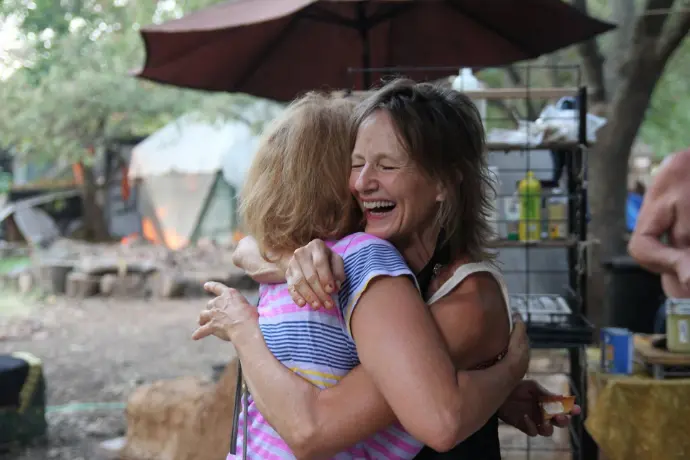 Shellie gives great hugs